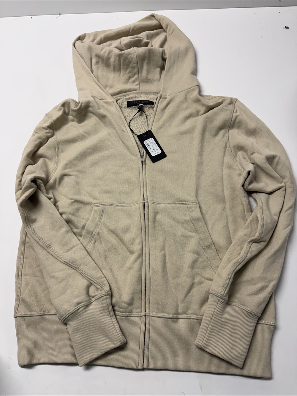 Rag & Bone tan hoodie